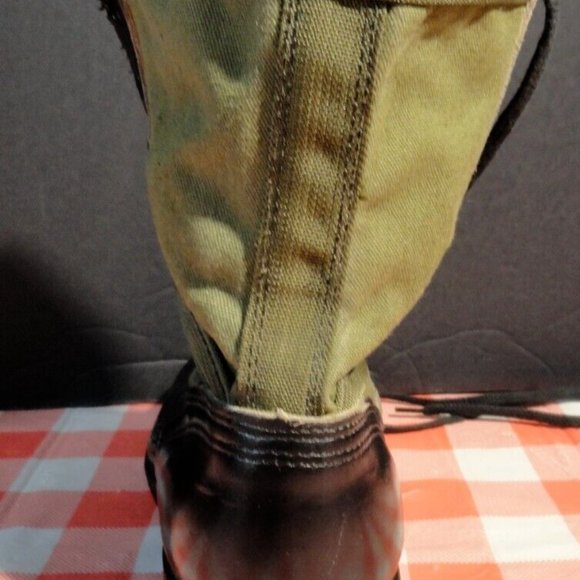 sz5W RO SEARCH NO YEAR VISIBLE COMBAT GREEN JUNGLE SINGLE LEFT BOOT ONLY SV 3075 main image 8